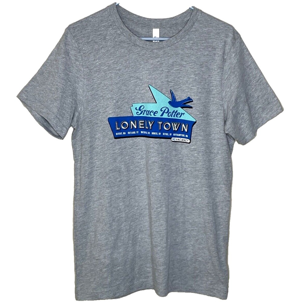 Grace Potter Lonely Town Concert Tour March 2023 T-Shirt MA ME VT NY Mother Rd